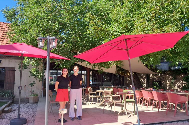 Terrasse du restaurant SCala & co, Digoin